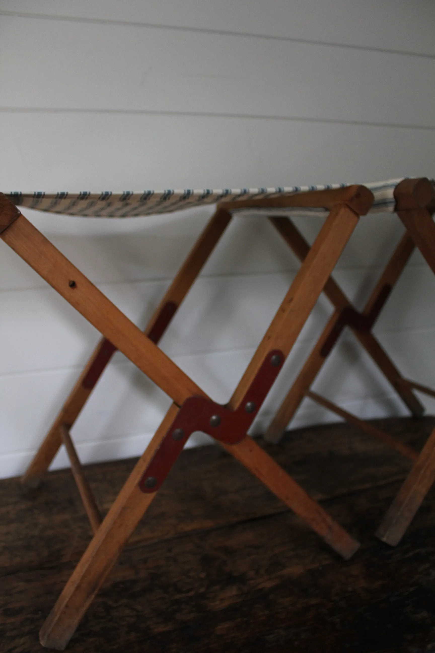 Pair of Vintage Camp Stools