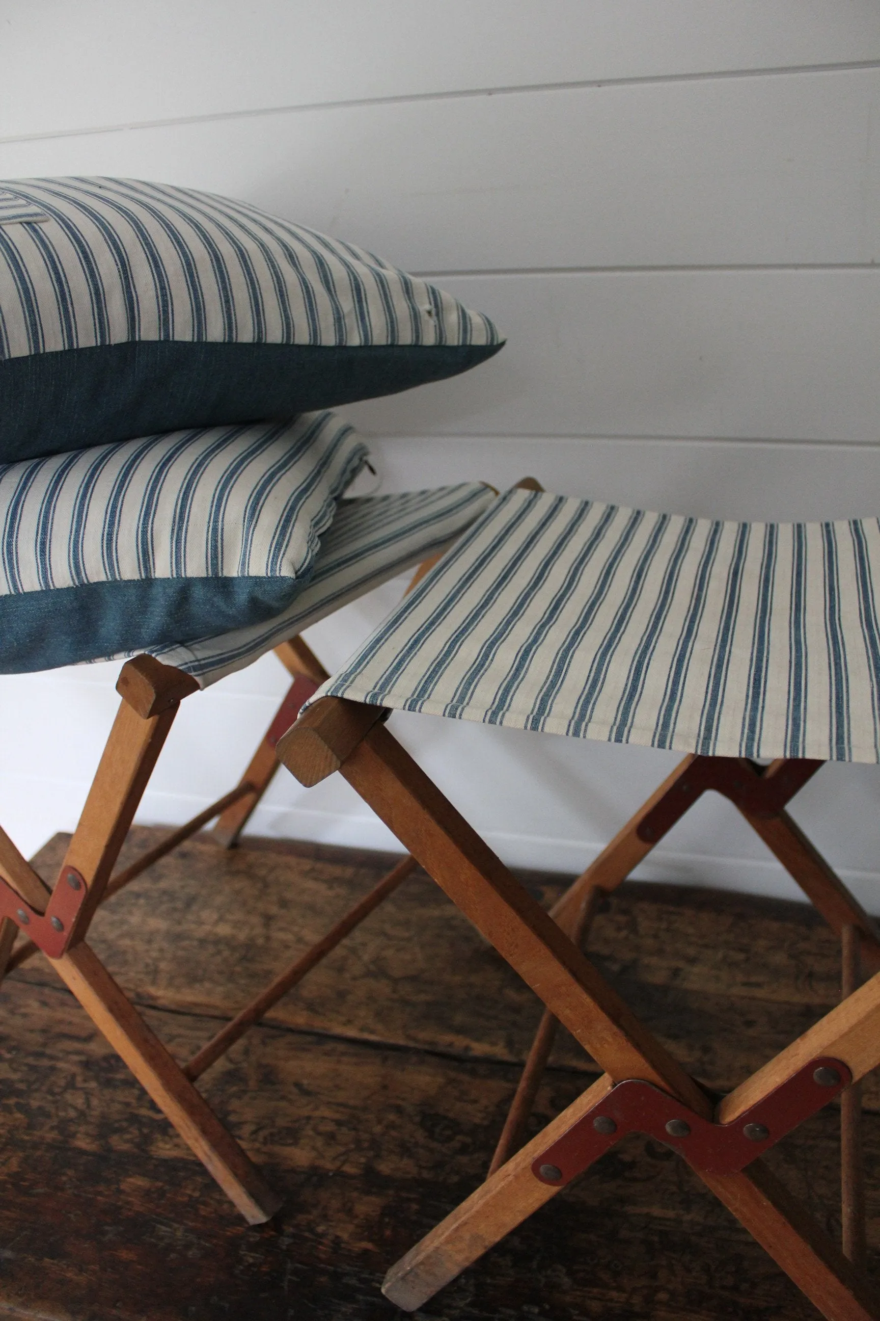Pair of Vintage Camp Stools