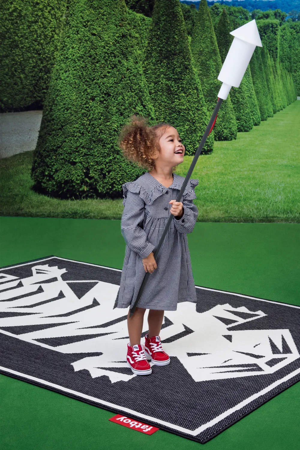 Patterned Weave Outdoor Rugs | Fatboy Carpretty Petit Nottazebroh