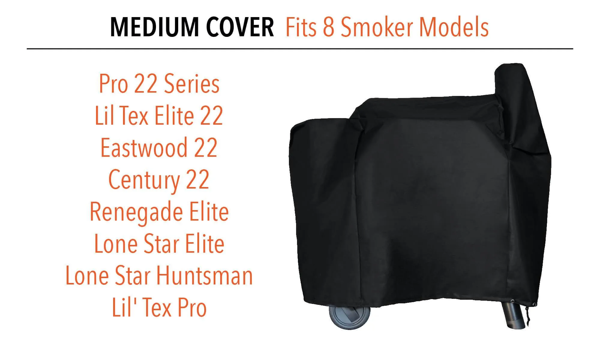 Pellet Grill/Smoker Covers - Full Length - Two Sizes