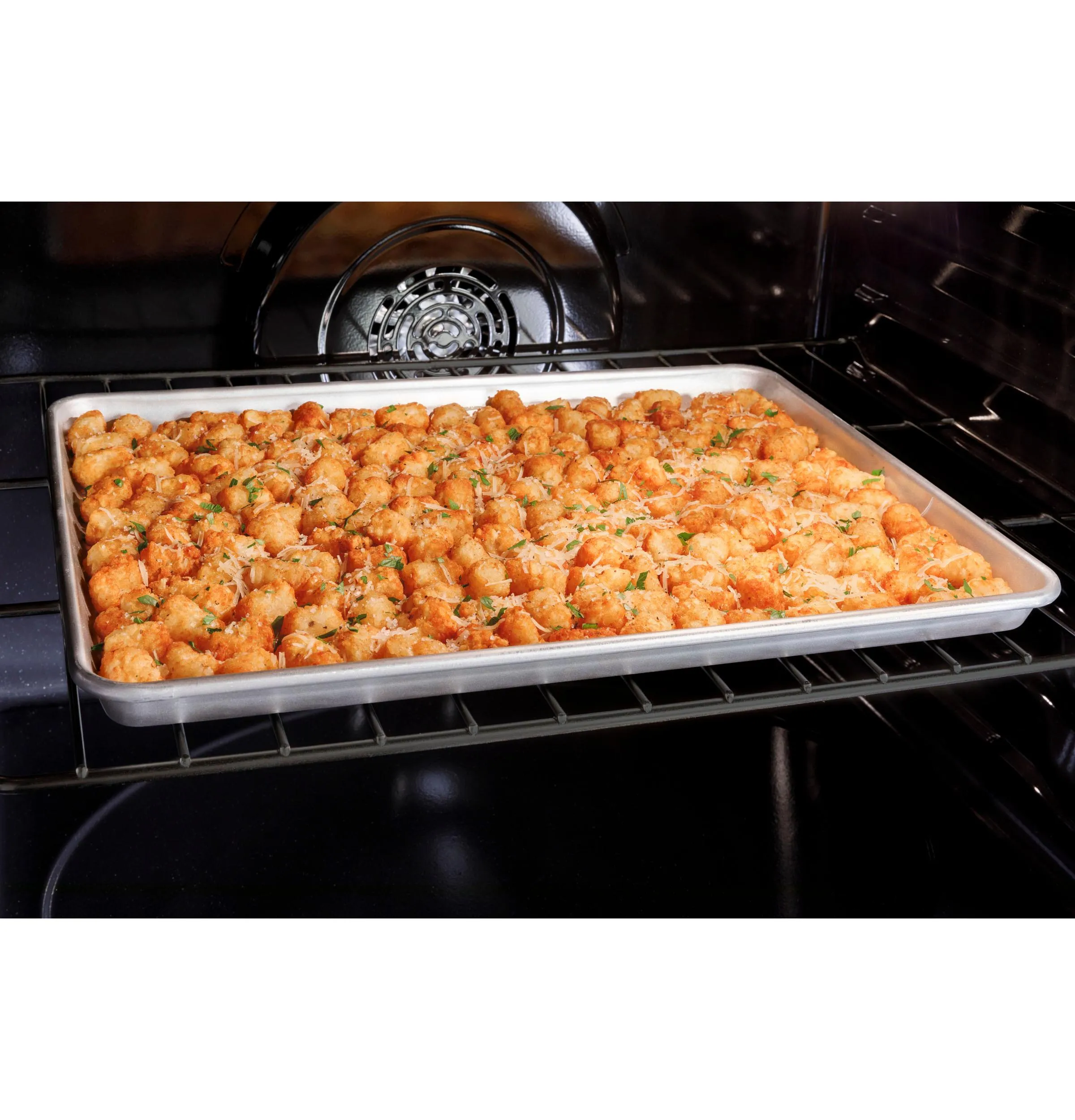 PHS93XYPFS GE Profile™ 30" Smart Slide-In Front-Control Induction Fingerprint Resistant Range with In Oven Camera