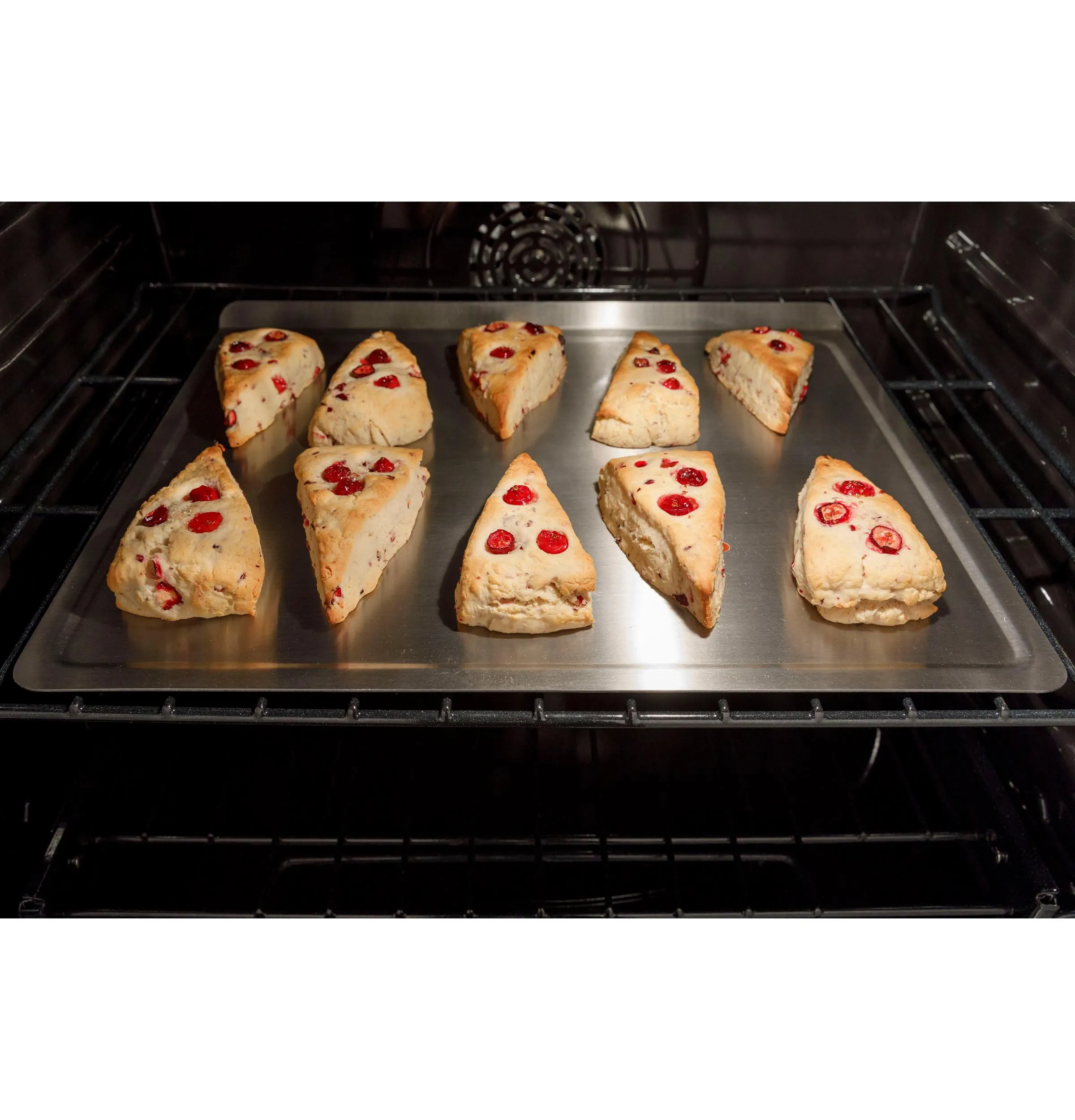 PHS93XYPFS GE Profile™ 30" Smart Slide-In Front-Control Induction Fingerprint Resistant Range with In Oven Camera