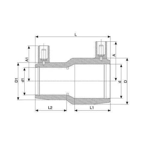 Plasson Electrofusion Reducing Couplers PN16 (Sizes 16-180)