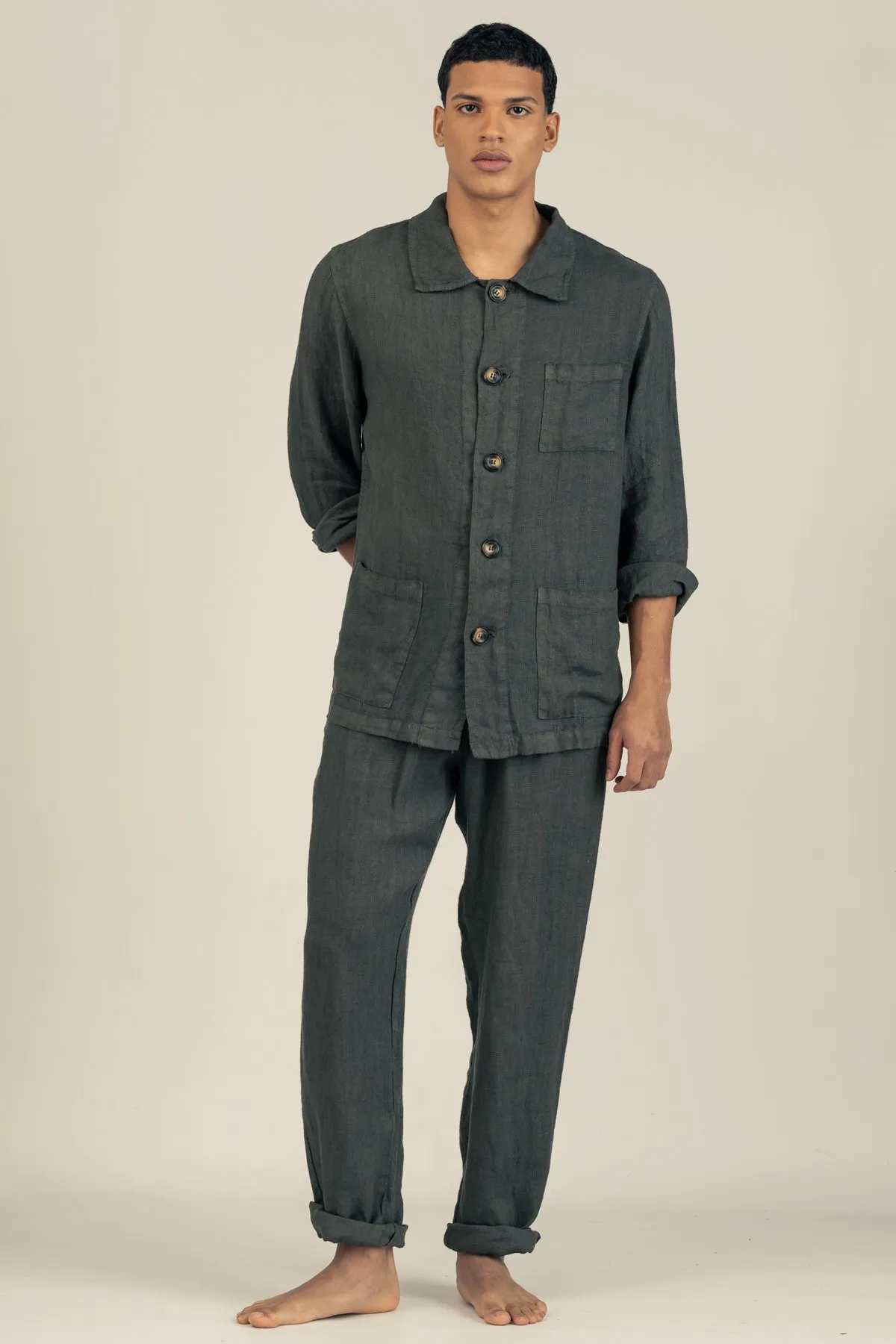Premium Linen Pants in Moro