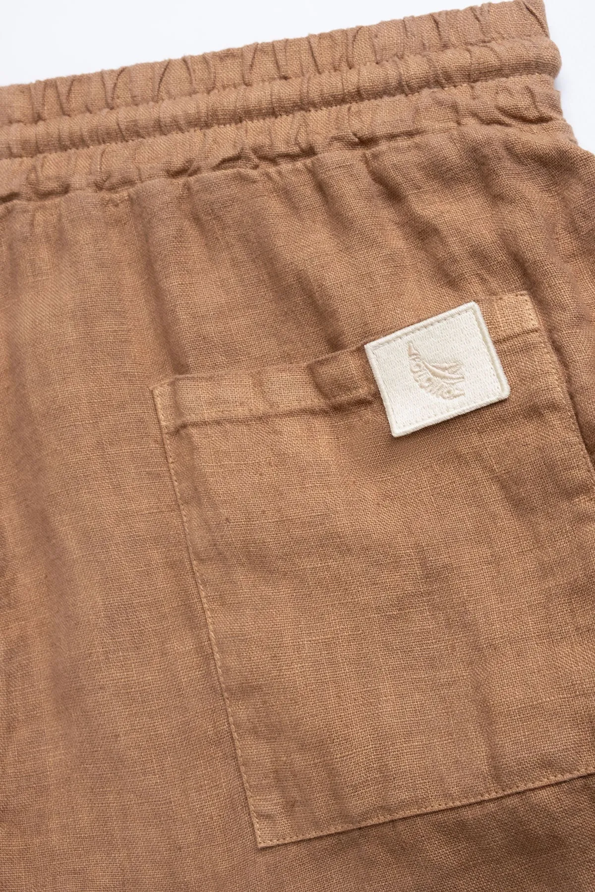 Premium Linen Pants in Tobacco