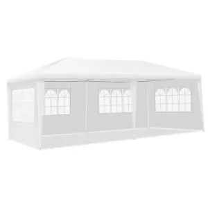 PulseMartix  10' x 20' Canopy Tent Heavy Duty Wedding Party Tent with 4 Sidewalls & Carry Bag, Portable Canopy Shelter Tent Pavilion Event Tent  for Outdoor Use