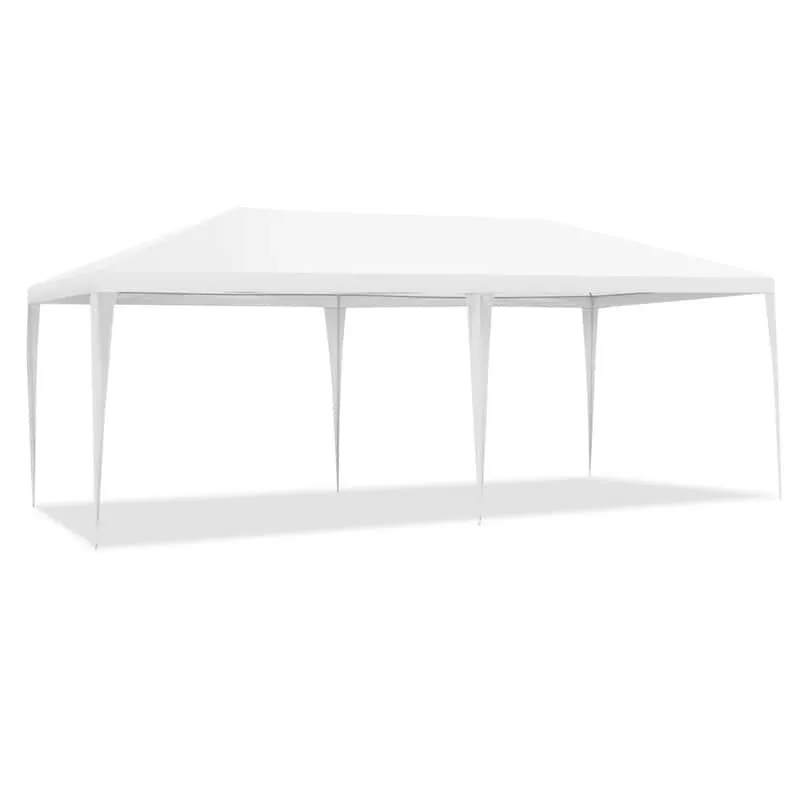 PulseMartix  10' x 20' Canopy Tent Heavy Duty Wedding Party Tent with 4 Sidewalls & Carry Bag, Portable Canopy Shelter Tent Pavilion Event Tent  for Outdoor Use
