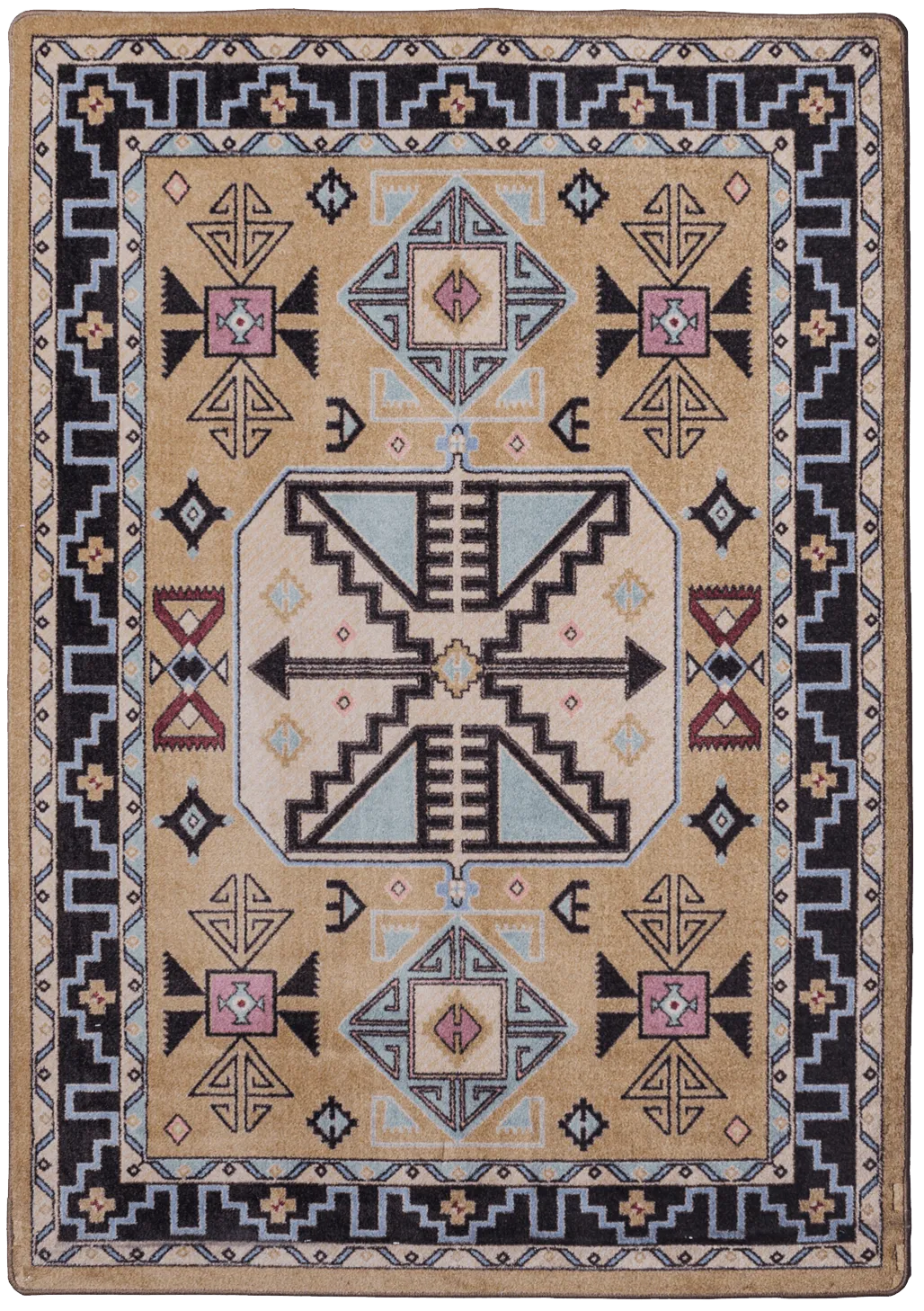 "Copper Canyon San Angelo" Southwestern Area Rugs - Choose from 6 Sizes!