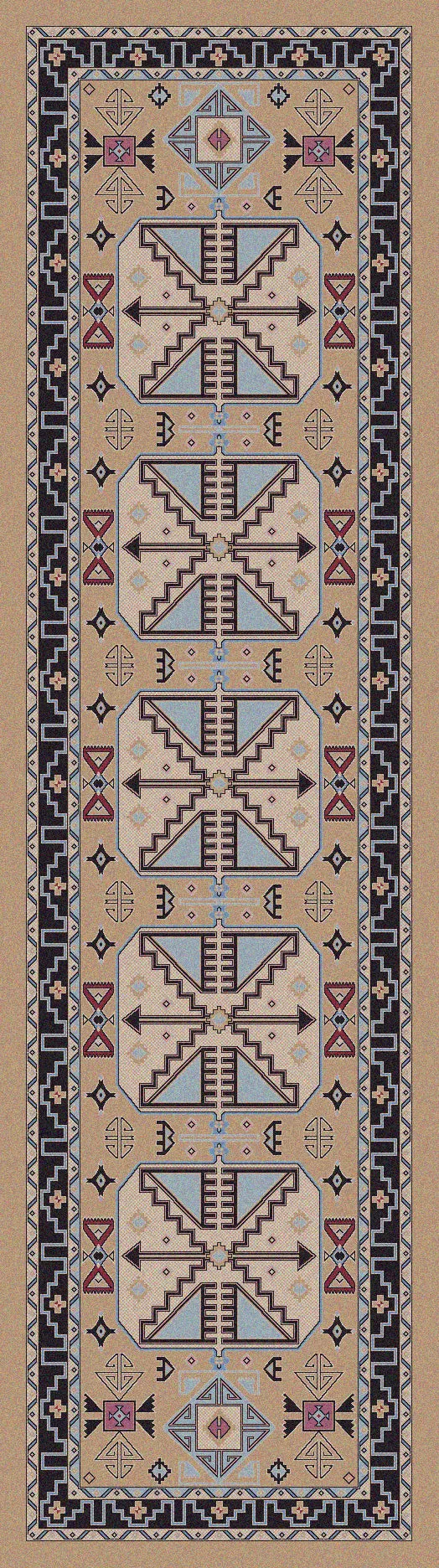 "Copper Canyon San Angelo" Southwestern Area Rugs - Choose from 6 Sizes!
