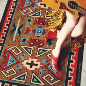 "Four Rams - Bright" Southwestern Area Rugs - Choose from 6 Sizes!