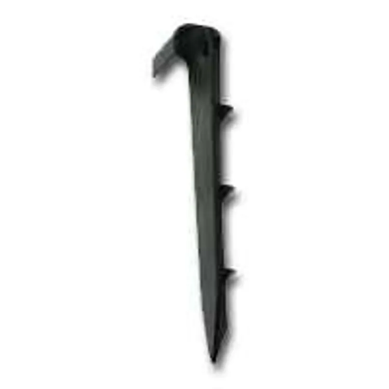 Raindrip R398CT Cleated Tubing Stake, 6 in L, Plastic :CD  8: QUANTITY: 1
