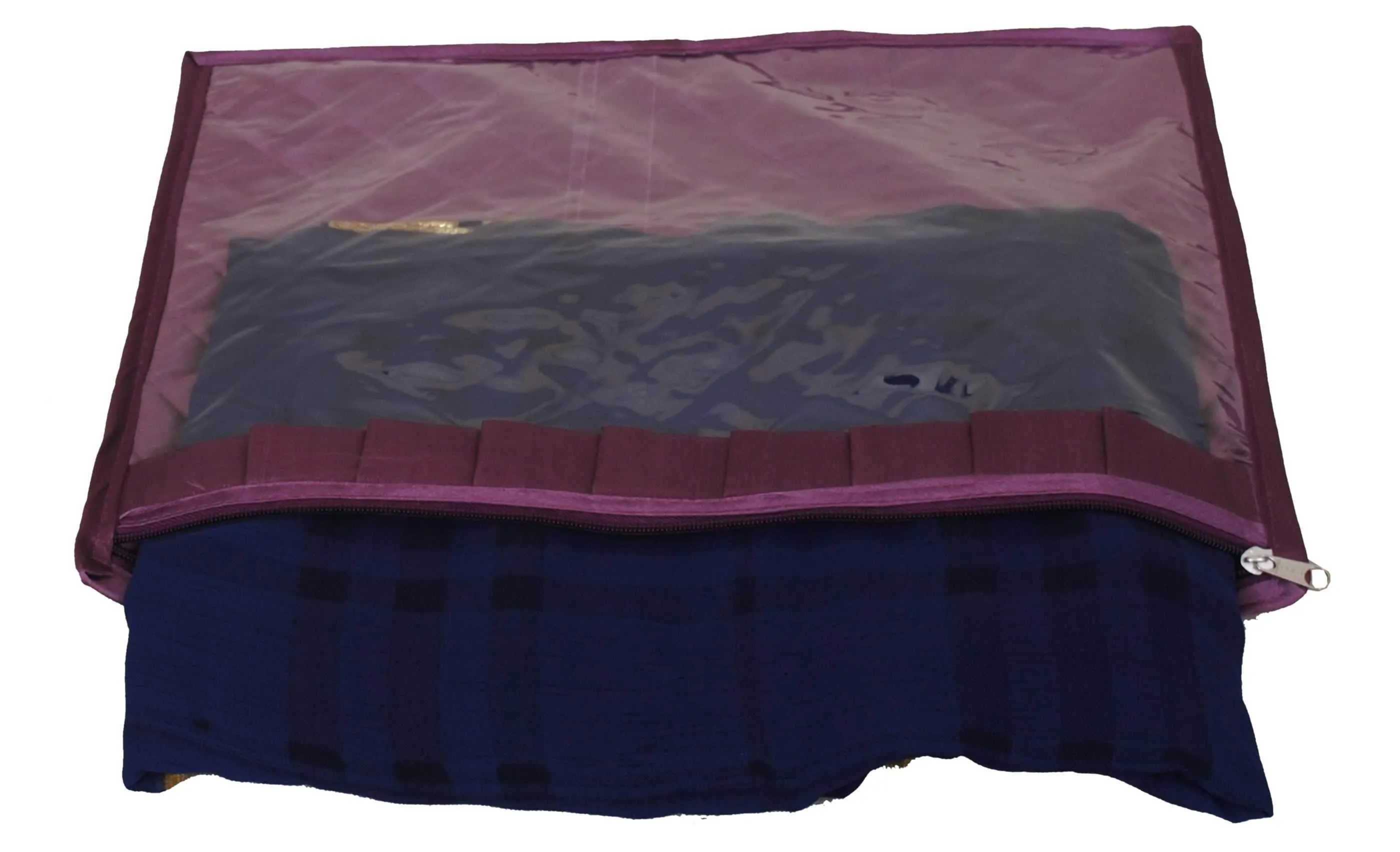 Satin single saree cover | garment cover combo pack of 12 pcs.