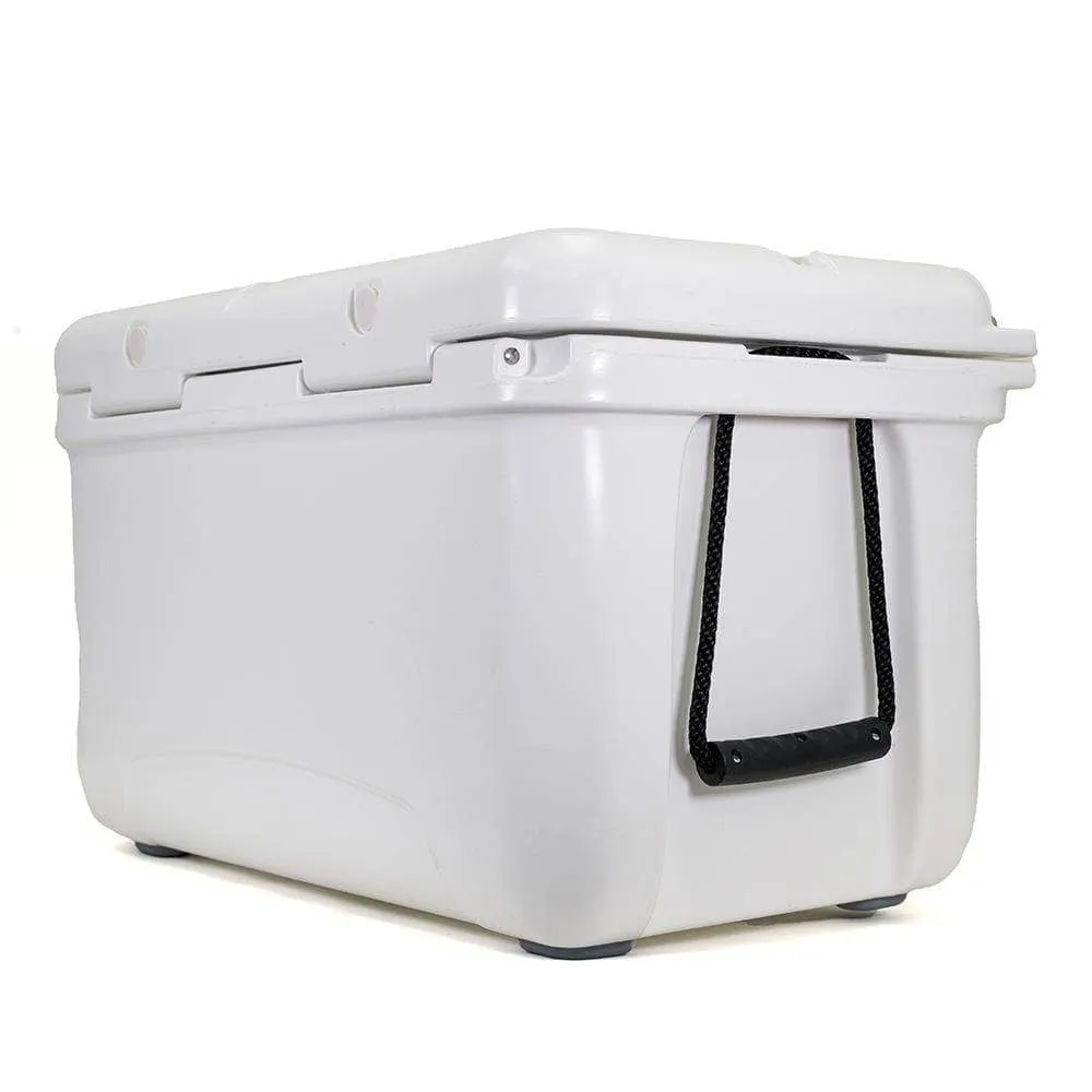 SC48WS-White - 48 Quart White Hard Cooler Box with Built-In Bluetooth Speakers