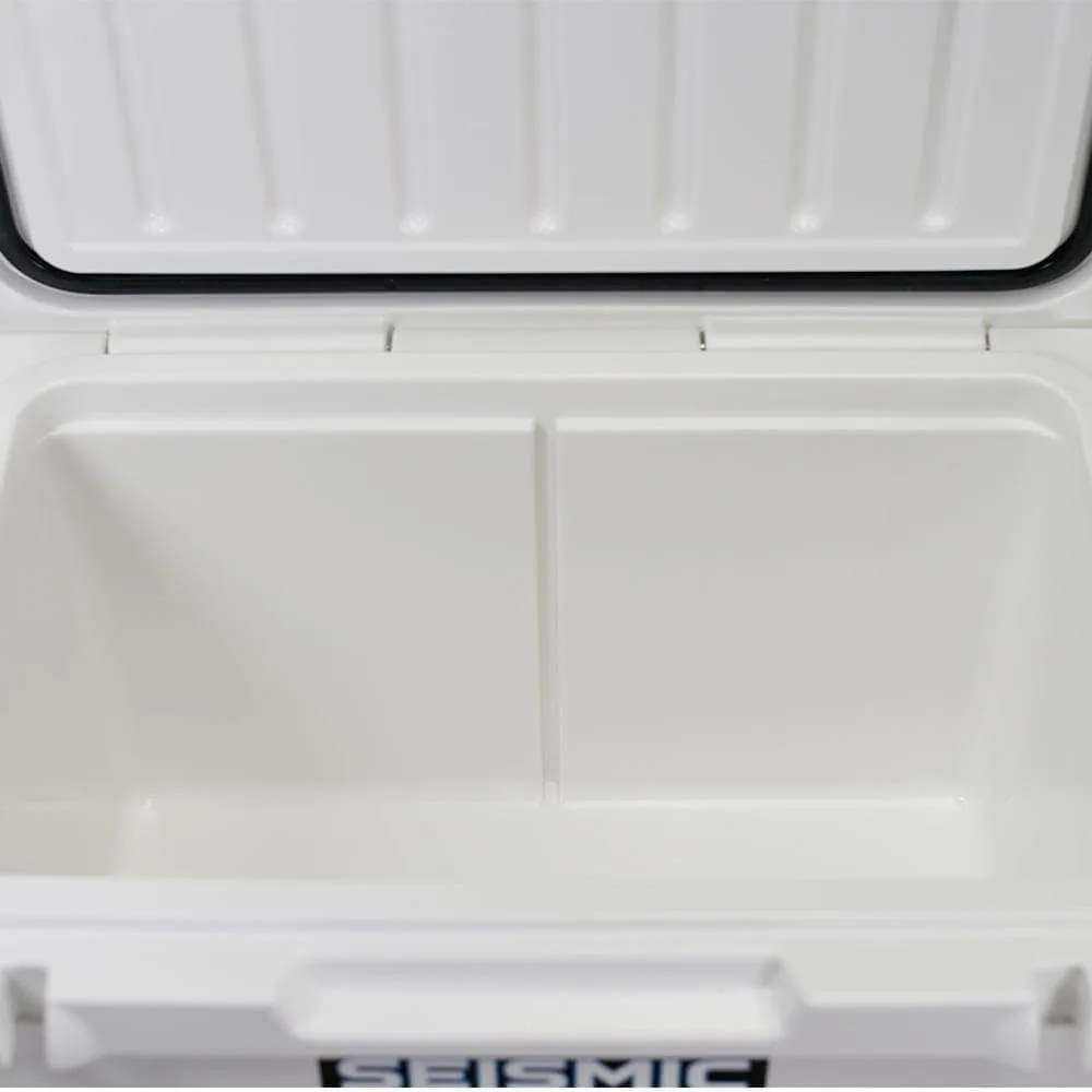 SC48WS-White - 48 Quart White Hard Cooler Box with Built-In Bluetooth Speakers