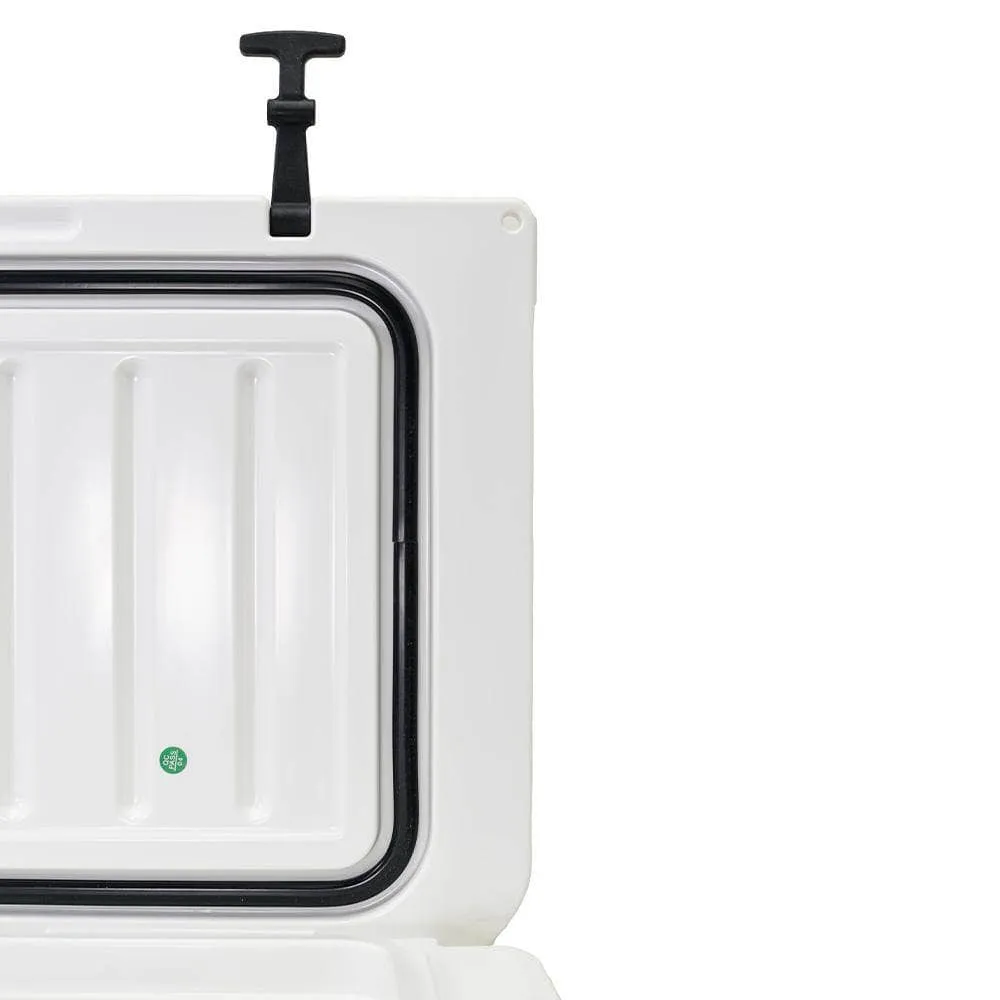 SC48WS-White - 48 Quart White Hard Cooler Box with Built-In Bluetooth Speakers