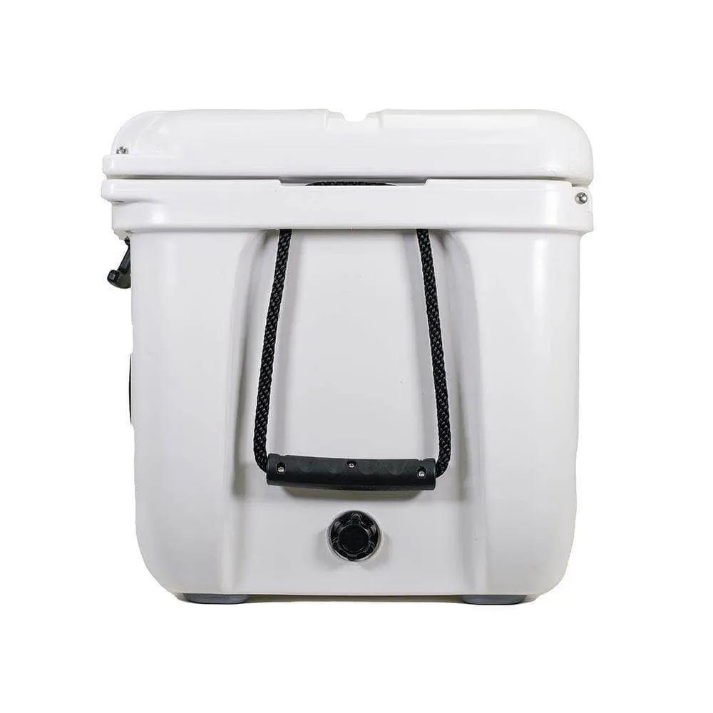 SC48WS-White - 48 Quart White Hard Cooler Box with Built-In Bluetooth Speakers