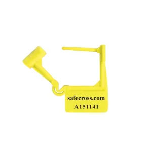 Security Seal - Safecross Spring Lock Numbered Yellow, 14466