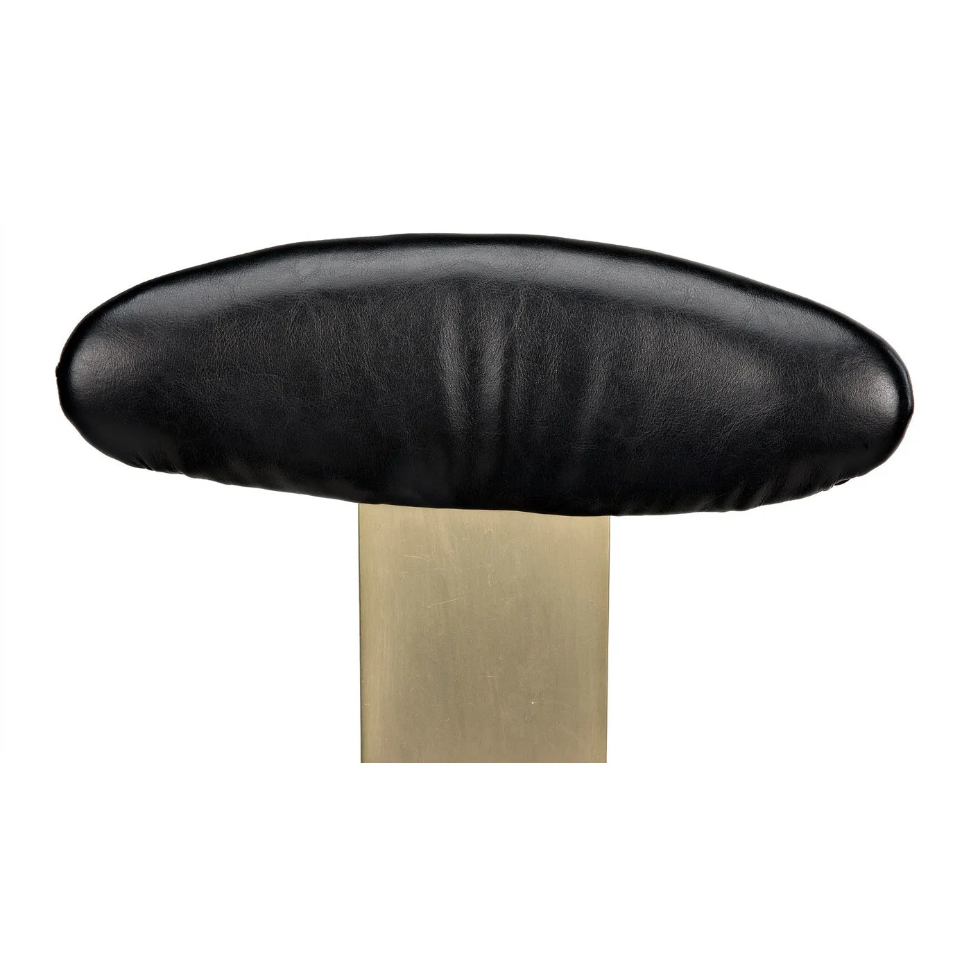 Sedes Bar Stool, Steel with Brass Finish by Noir