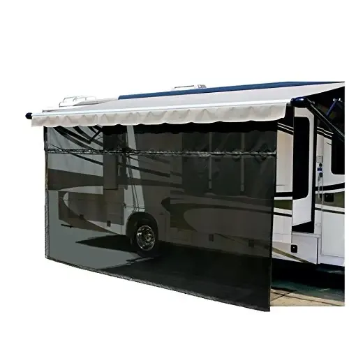 Shade Sail Sun Screen Panel for Canopy, Gazebo, Pergola, Balconies, Porches, Patio Awning, Patio (12 ft x 20 ft, Screen Panel ONLY)