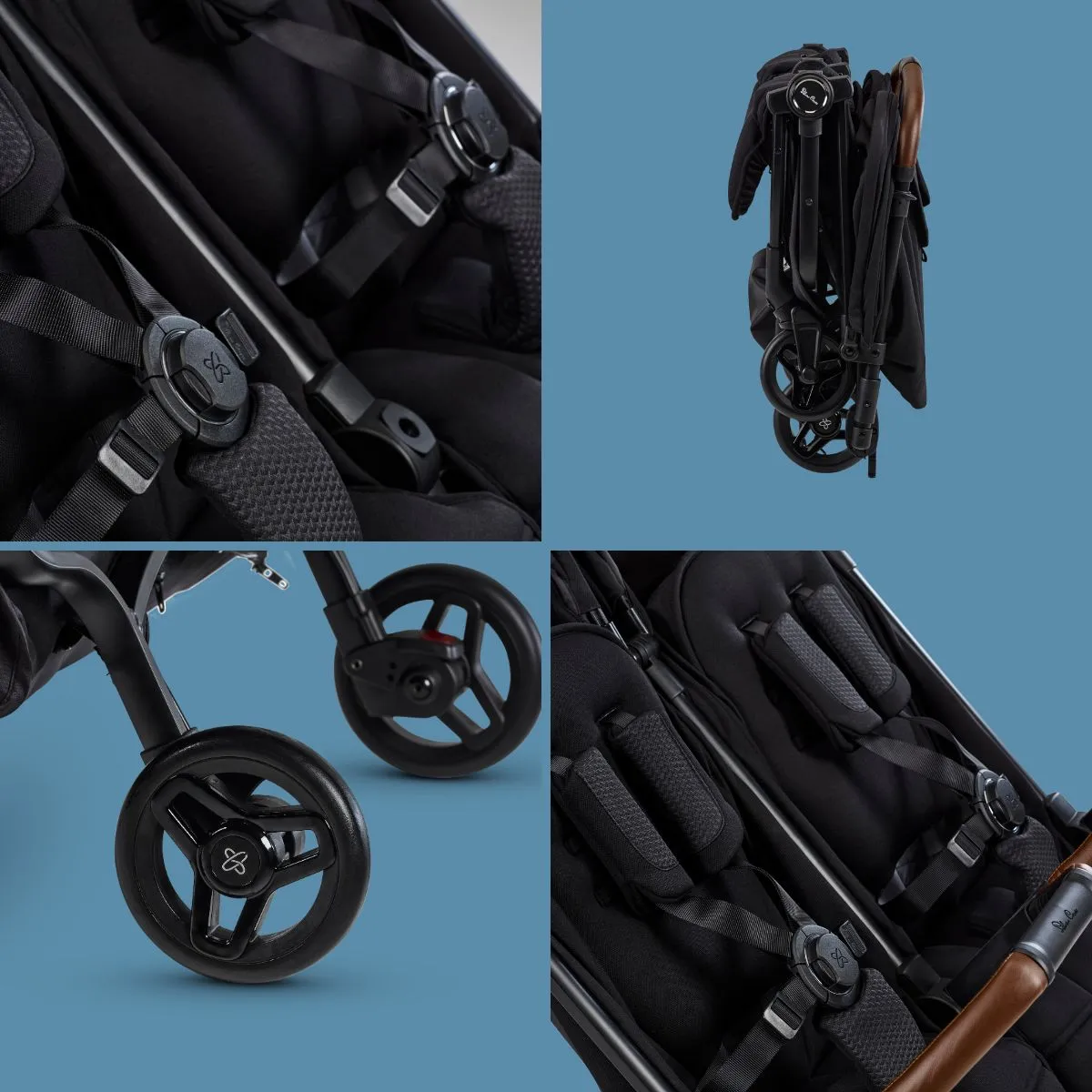 Silver Cross Jet Double Stroller   FREE Travel Bag
