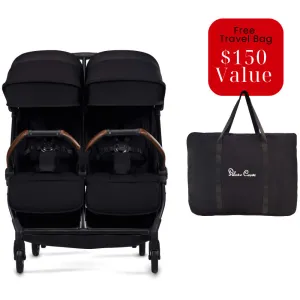 Silver Cross Jet Double Stroller   FREE Travel Bag