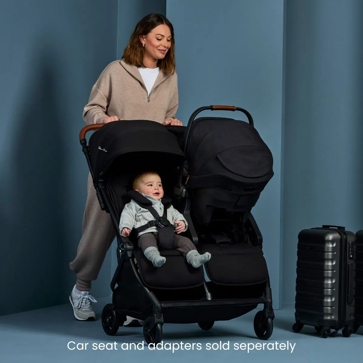 Silver Cross Jet Double Stroller   FREE Travel Bag