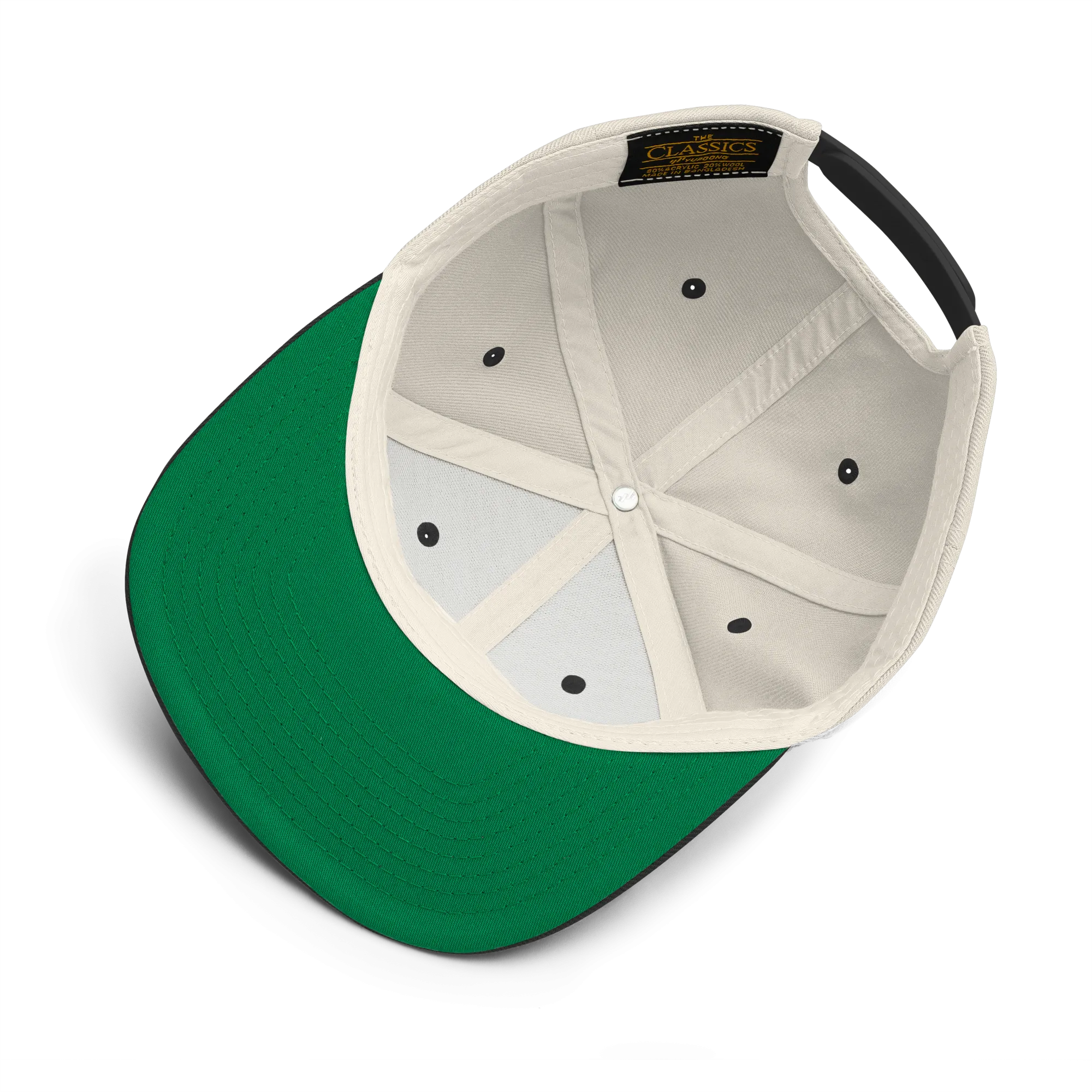 Smoke Meat Not M*th Hog Beige Snapback Hat