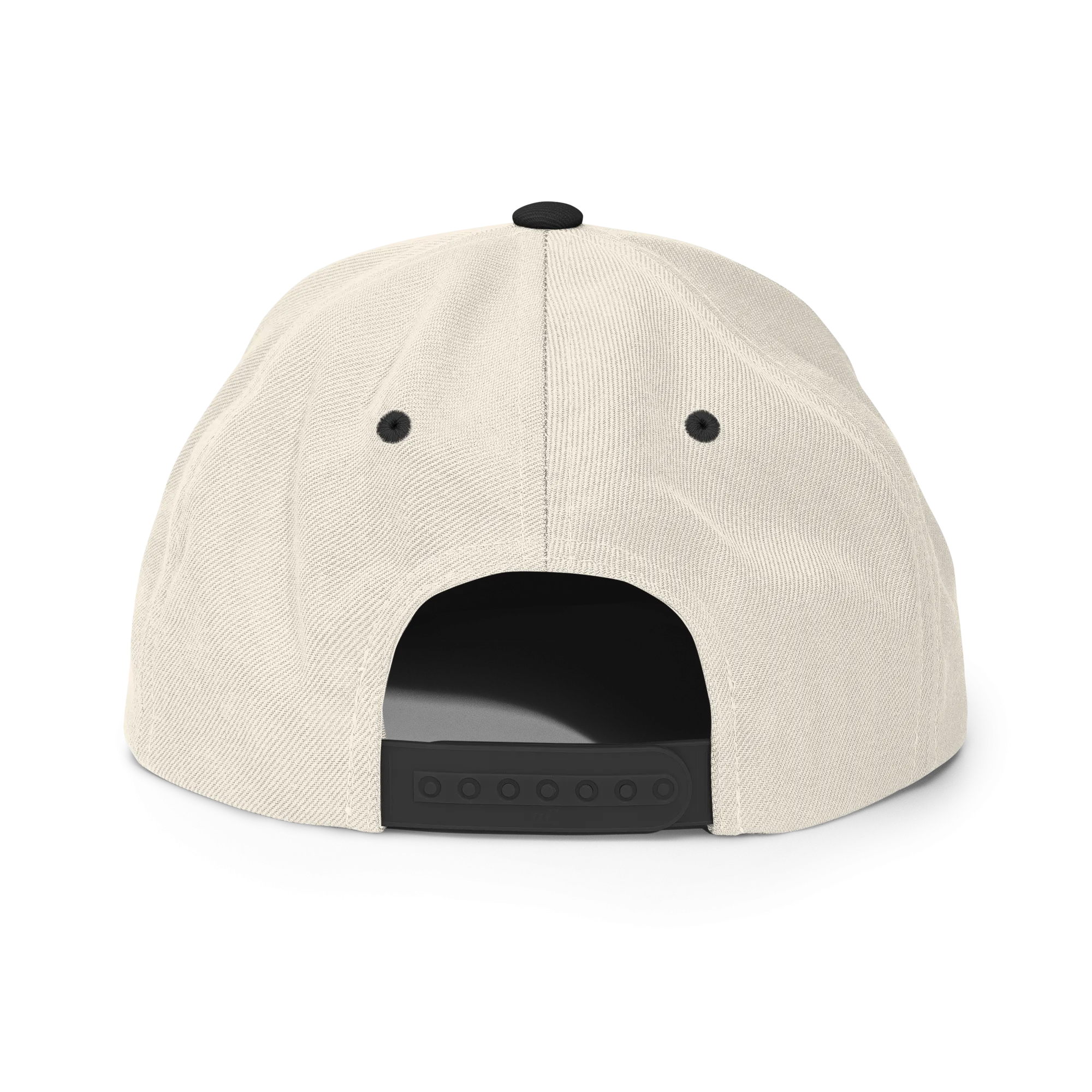 Smoke Meat Not M*th Hog Beige Snapback Hat