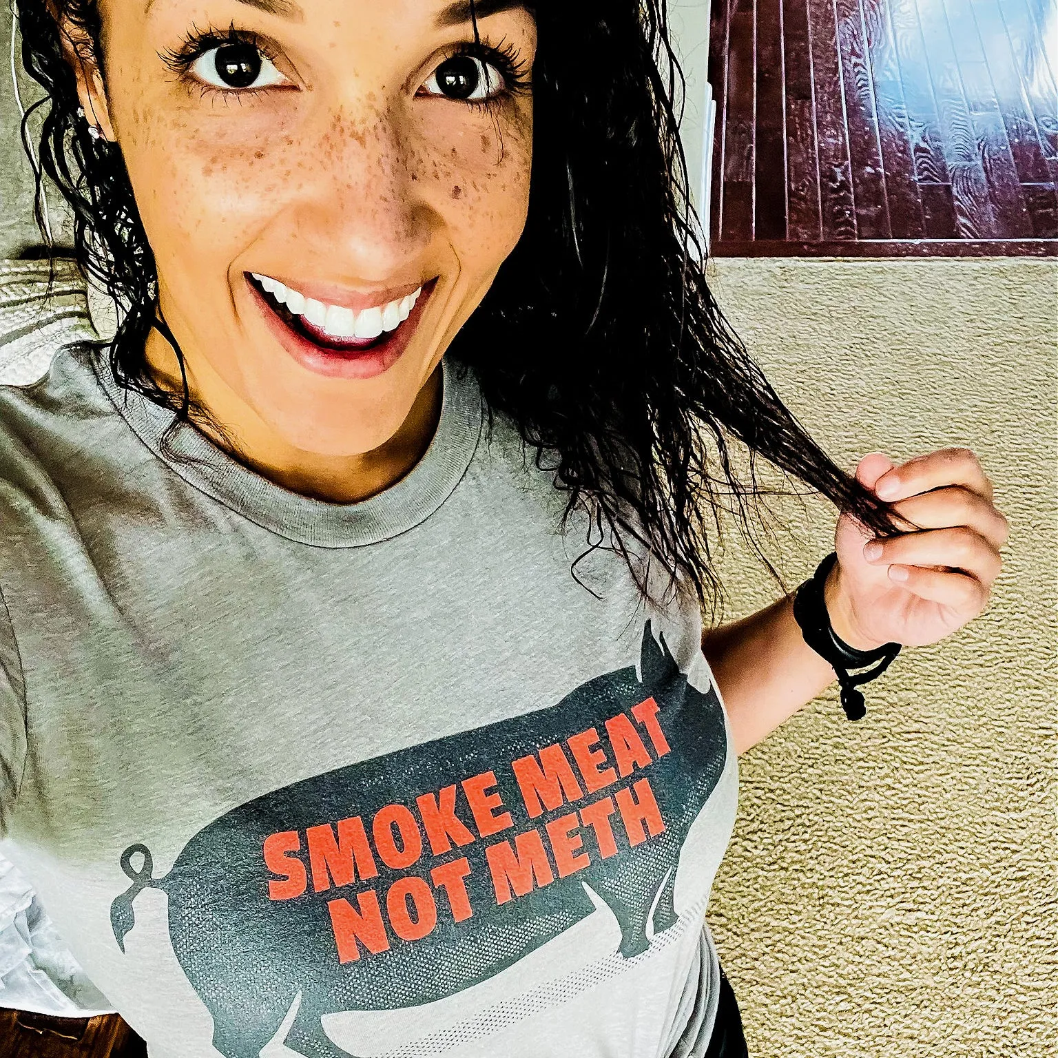 Smoke Meat Not M*th Hog T-Shirt