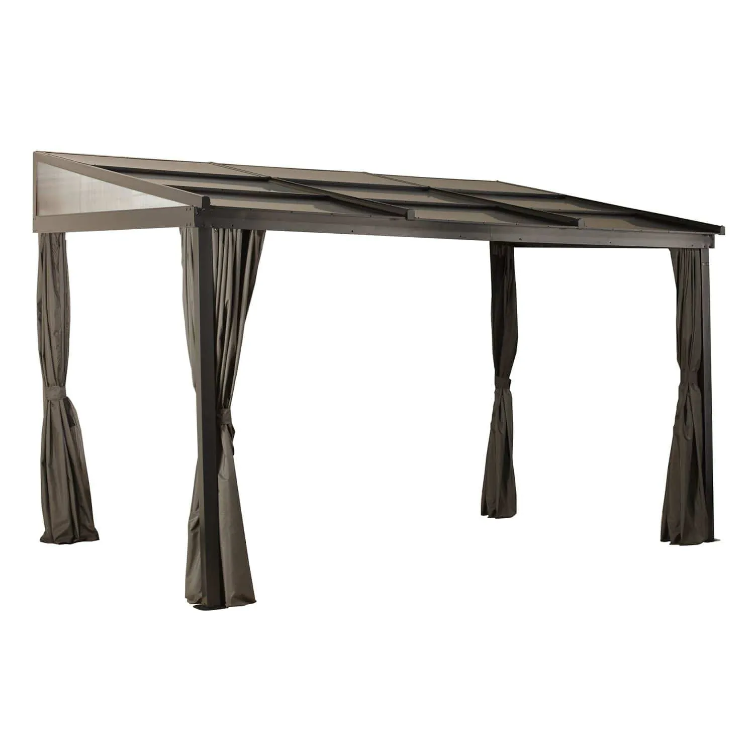 Sojag | Budapest Wall-Mounted Hardtop Gazebo 10 x 12 Ft