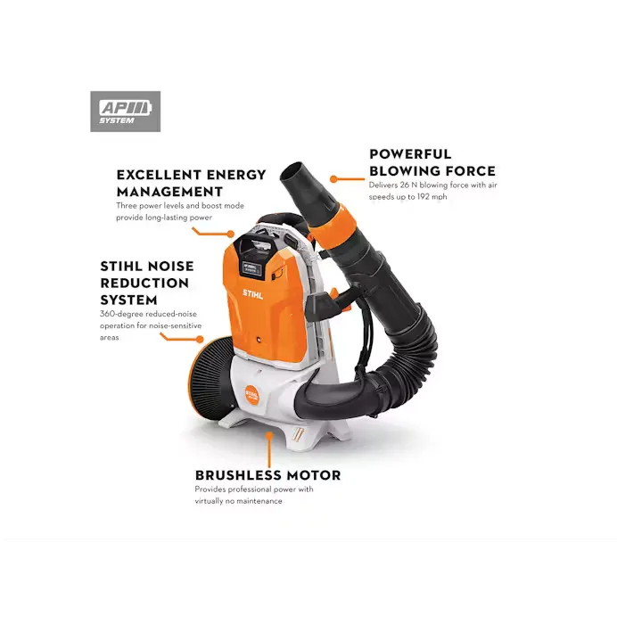 Stihl | BGA 300 Battery-Powered Blower | w/ AR 3000 L, AL 500 Charger, AP adapter & cable (BGA300-AR3000-AL500-COMBO)