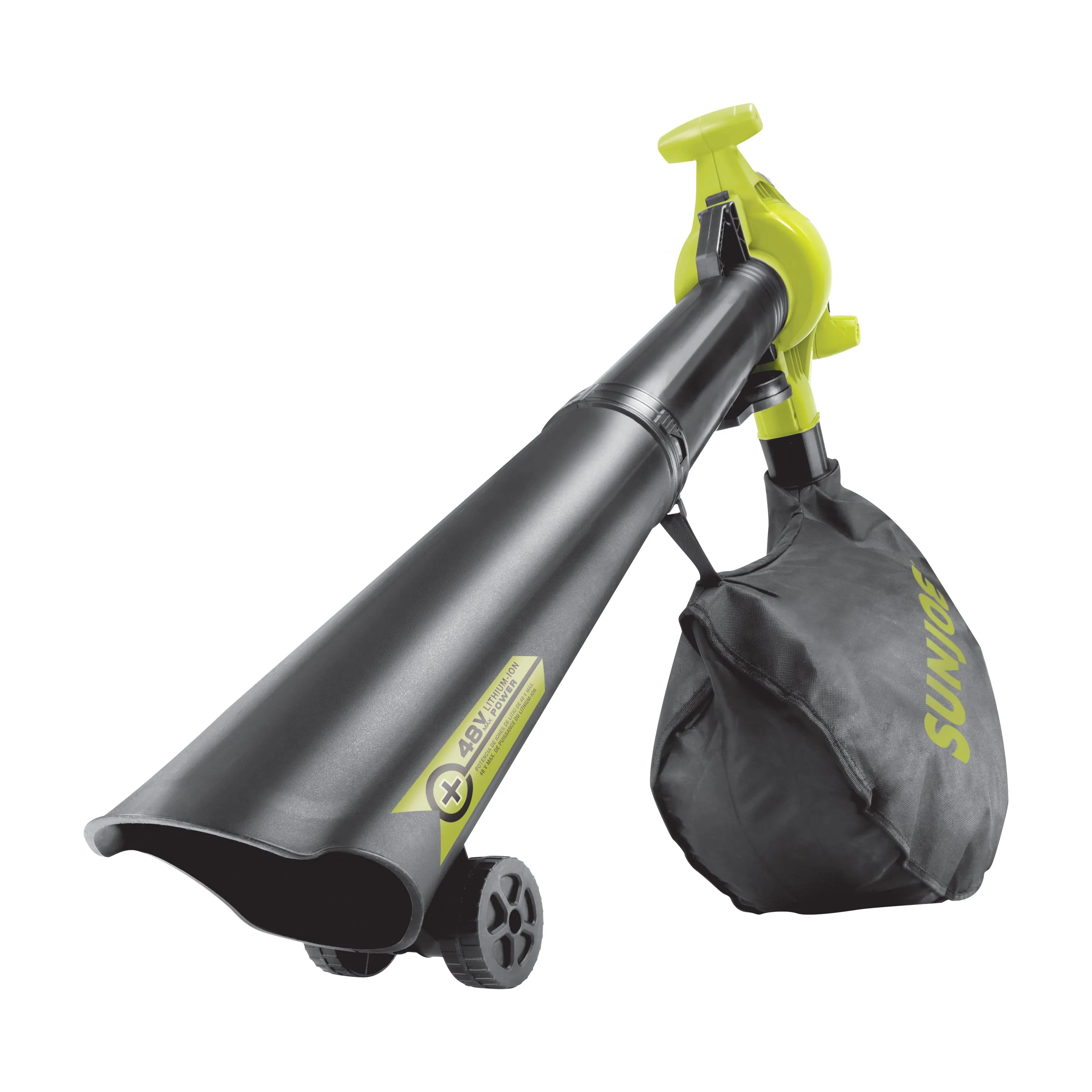 Sun Joe 24V-X2-BVM190-CT 48-Volt IONMAX Cordless Leaf Blower Vacuum Mulcher Kit | 190-MPH | 340-CFM | Tool Only