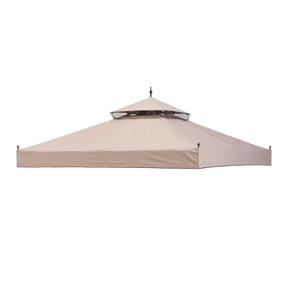 SUNJOY Sesame Black Replacement Canopy For Sun Shade Gazebo (10X10 Ft) L-GZ414PST Sold At Walmart US