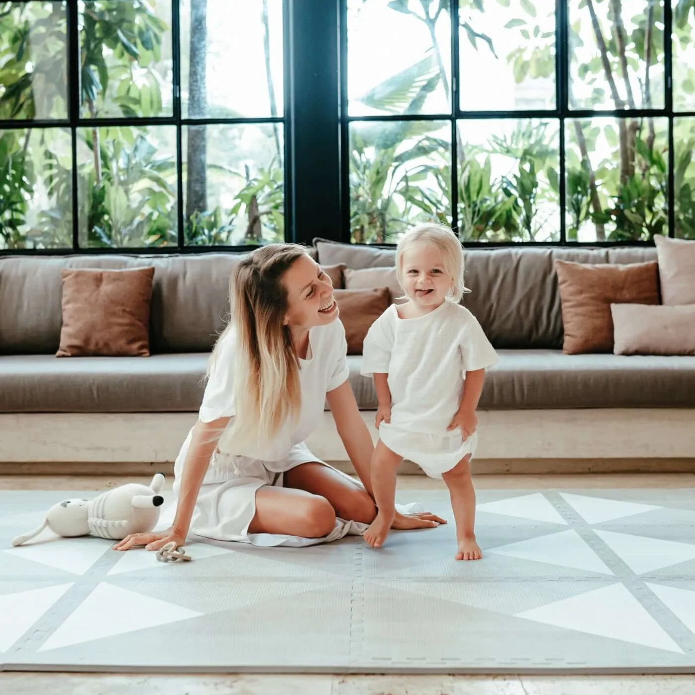 Toddlekind Premium Foam Playmats | Kyte - Soft Storm