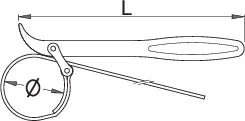 Unior Suspension Wrench With Strap