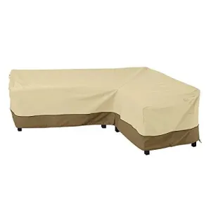 Veranda Patio Right Facing L-Shape Sectional Lounge Set Cover - Water Resistant