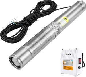 Vevor Deep Well Submersible Pump 2HP 37 GPM 427 Ft Head Lift New