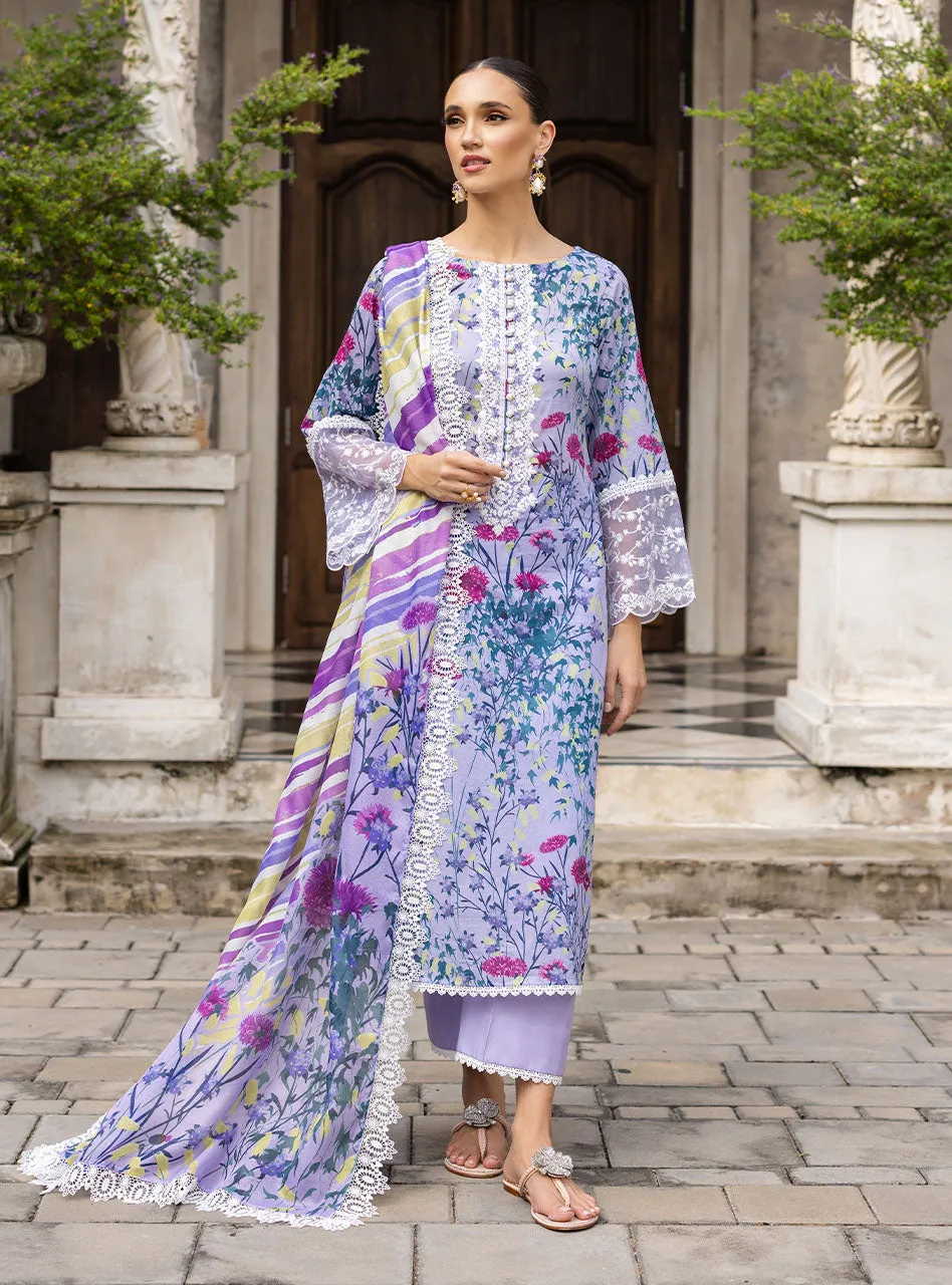 Zainab Chottani Tahra Lawn Collection  – Frosty-Orchid 10B