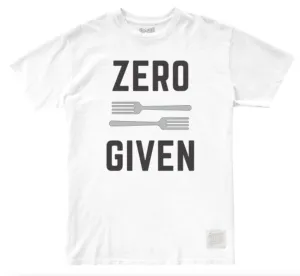 Zero Forks Given 100% Cotton Tee